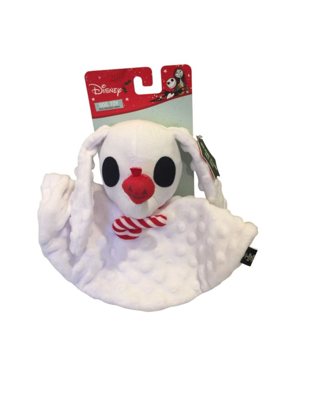 Disney The Nightmare Before Christmas Holiday ZERO Squeak Crinkle Dog Toy